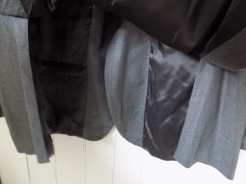 mens AQUASCUTUM OF LONDON GREY WOOL SUIT SIZE 48"R CHEST 42" WAIST 33" LEG - Picture 6 of 15