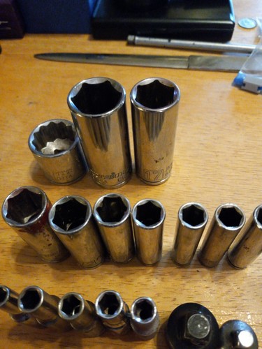 Mixed Lot of Pittsburgh Sockets SAE & METRIC 22 Pcs Free Shipping - Picture 5 of 7