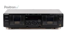 Sony TC-WE435 Doppel Kassettendeck schwarz/ Fader / gewartet 1 Jahr Garantie [2]