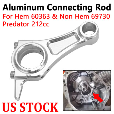 US For Hem 60363 & Predator 212cc Billet Rod Connecting Rod 3.308'' std Aluminum