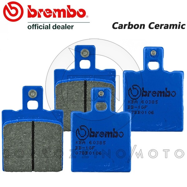 4 BremsbelÄGe Vorderseite Brembo Carbon Ceramic Benelli 2C Turismo 125 1982-image