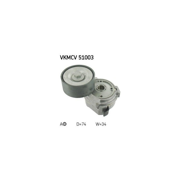 Riemenspanner, Keilrippenriemen SKF Vkmcv 51003 FüR MERCEDES-BENZ, Oben-image
