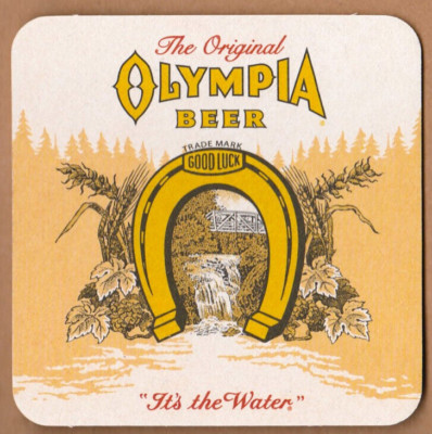 Olympia Beer Coaster Pabst Brewing Co Milwaukee WI
