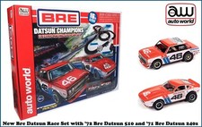 Auto World Bre Datsun Champion 16' Race Set 240Z and 510 Fits AFX SRS353