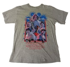Stranger Things Cast Eleven Netflix 2019 Original Gray T-Shirt Adult Size M