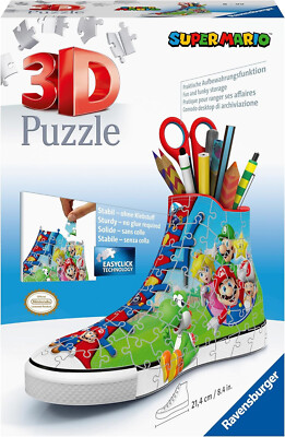 3D PUZZLE 11267 - SNEAKER - SUPER MARIO - 108 TEILE- RAVENSBURGER # NEU OVP