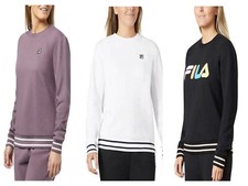 NWT Fila Women s French Terry Crewneck Sweatshirt VARIETY  