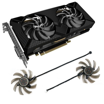 1 Set Cooling Fan for PALIT RTX2060 2060S GTX1660 1660S 1660TI Graphics Card
