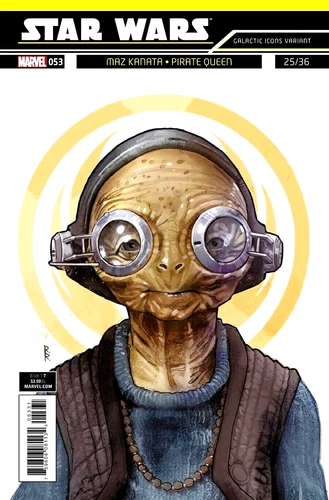 STAR WARS #53 ROD REIS MAZ KANATA GALACTIC ICON VARIANT 2018 MARVEL COMICS NM