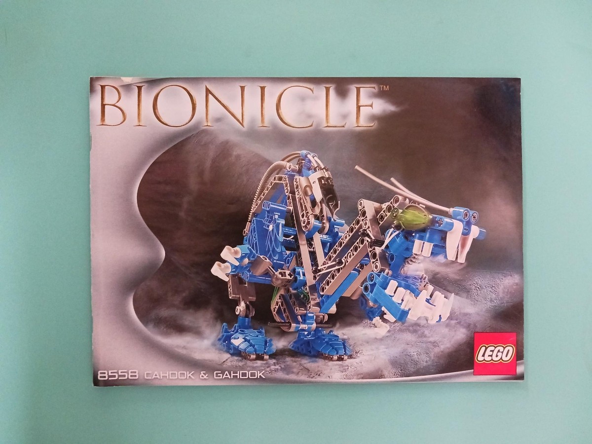 2002 CAHOOK & GAHOOK Instruction Manual for BLUE Figure BIONICLE 