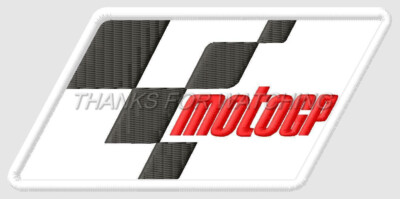 MOTO GP EMBROIDERED PATCH IRON/SEW ON 5'' x 2-1/4'' MOTORCYCLES BSA, KAWASAKI, MUZ