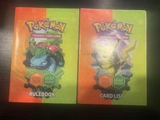 Pokemon Ex Firered & Leafgreen Rule Book & Card List