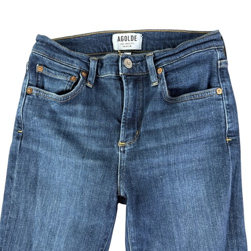 AGOLDE Los Angeles Premium Jeans Damen 26 Blau Denim
