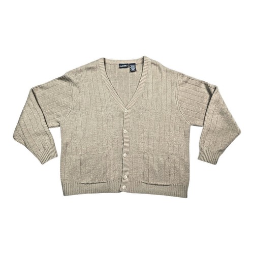 Puritan Mens Cardigan Sweater Knit 
