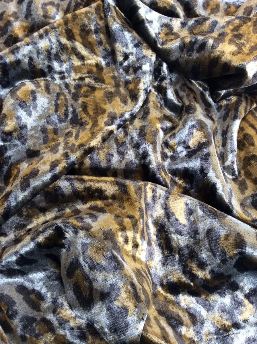 Animal Print Double Velvet Remnant