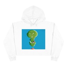 Yolien Bolt Crop Hoodie
