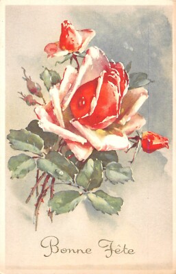CPA Ancienne – Fantaisie Allemagne – Bouquet De Fleurs – Carte Postale Voyageée