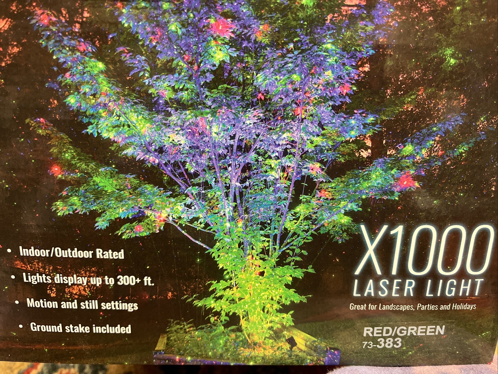 Christmas Lights Outdoor Laser Projector Waterproof Wintergreen