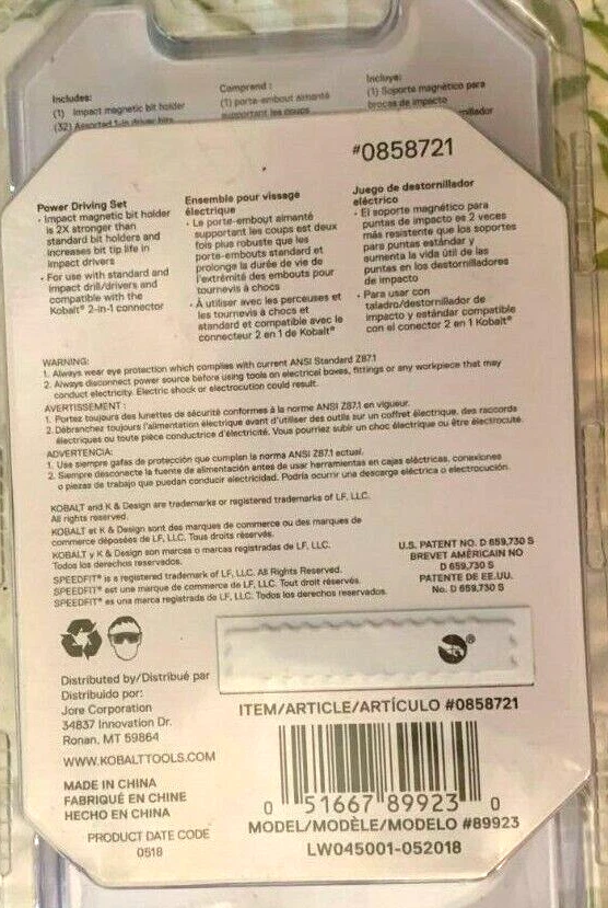 Kobalt 33 pc Power Driving Set 0858721 - Image 2 of 4