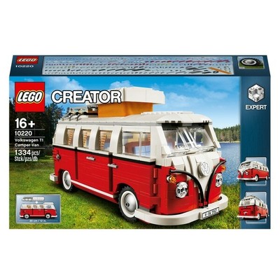 lego 10220 creator volkswagen t1 camper van construction toy