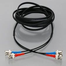 Signal Dual Cable both BNC end 10~50FT For Dynasonics DXN Ultrasonic Flow Meter
