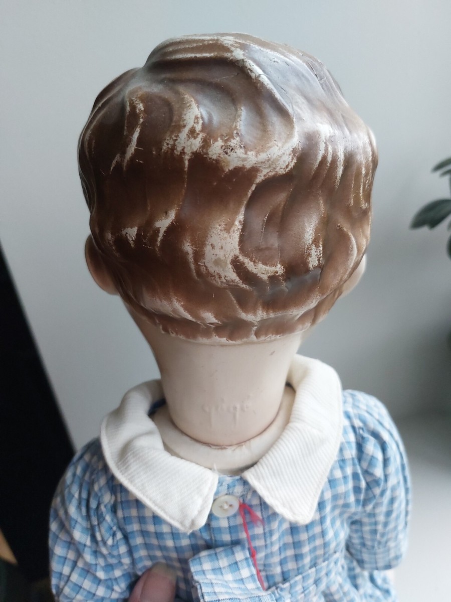 Ancien Baigneur Gege 50 Cm - Poupée Française En Celluloïd, Vintage Années 50-60