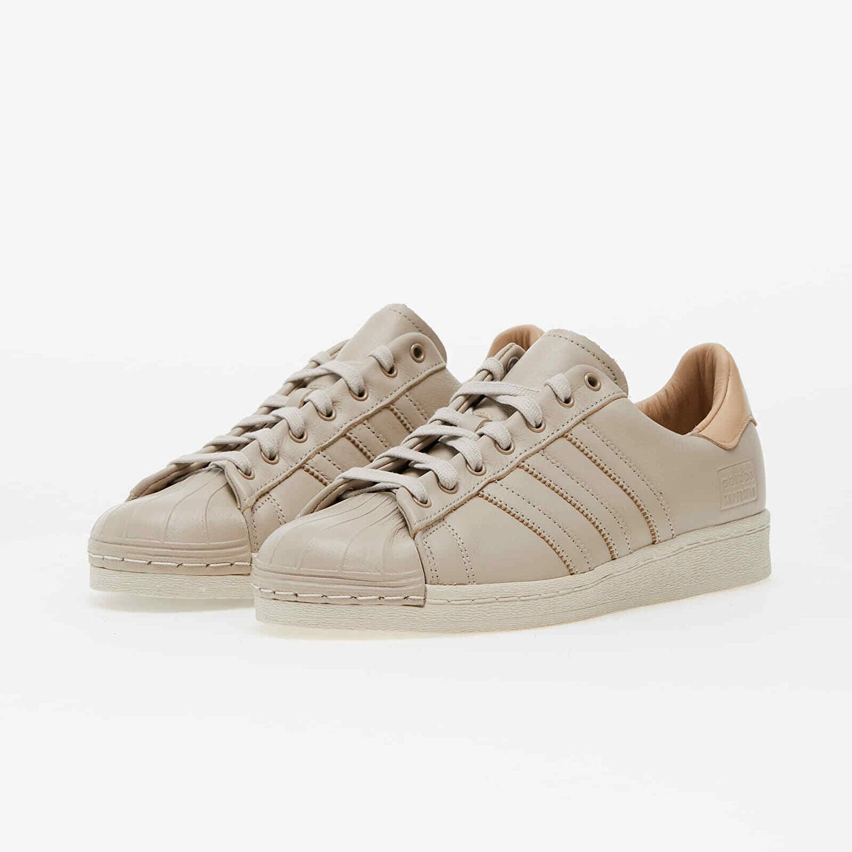 Adidas superstar shop slip on beige