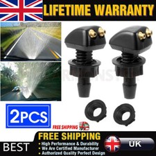 2PCS Car Windscreen Sprayer Washer Wiper Nozzle Front Window Spray Jet Universal