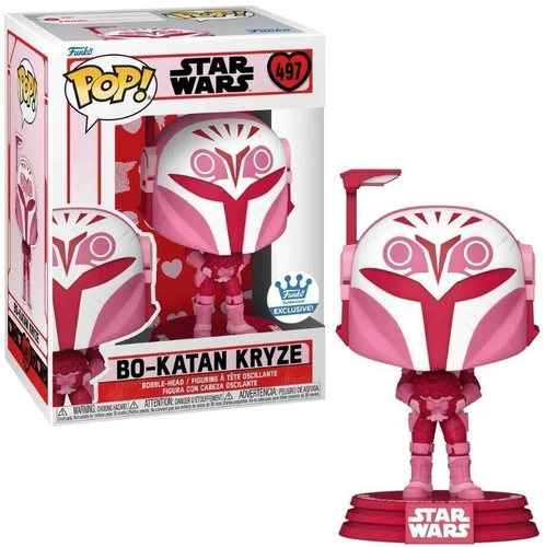 Funko Pop BO-KATAN KRYZE PINK VALENTINE Funko Shop Exclusive STAR WARS 497 NEW