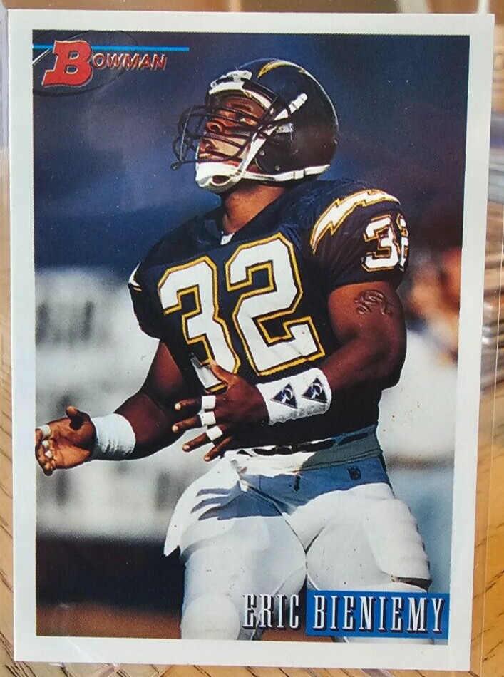 1993 Topps #63 Eric Bieniemy San Diego Chargers