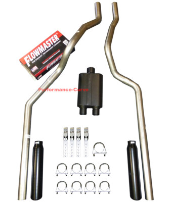 99-08 GMC Sierra 4.8 Truck Dual Exhaust Mandrel w/ Flowmaster 40 Series