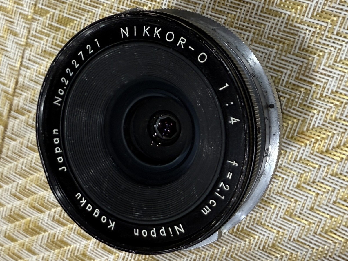 Nikon 2.1cm F/4 Nikkor-O Vintage Nikon F 21mm Wide Angle Lens w