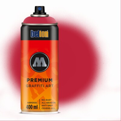 (13,48 /L) Molotow Premium 137 raspberry red Belton 400ml Sprühdose