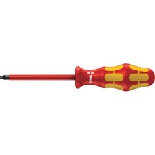 Image of Wera Kraftform Plus 168I VDE Insulated Square Screwdriver Robertson Tip 2 100mm