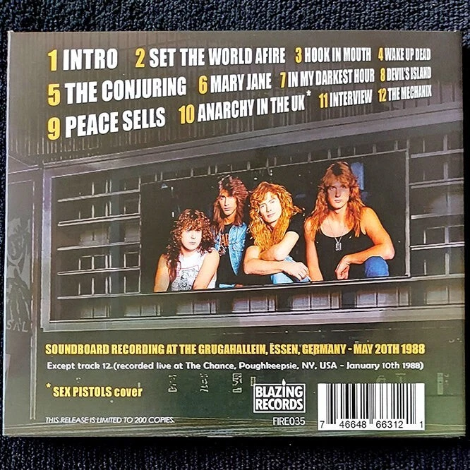 MEGADETH So Far, So Good... So Live! Digipak-CD *NEW* Slayer,Testament,Metallica - Image 2 of 4