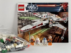 LEGO 9493 Star Wars X-Wing Starfighter 100% Complete No Box - VINTAGE *2012*