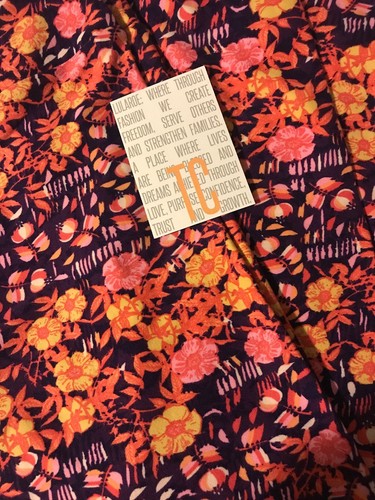 Lularoe TC Tall Curvy Leggings Solid Purple Pink Yellow Hawaiian 🌺 Floral 🦄 - Picture 7 of 7