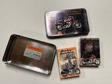 VINTAGE 1999 Harley Davidson Limited Edition Collector Tin With 2 Card Decks