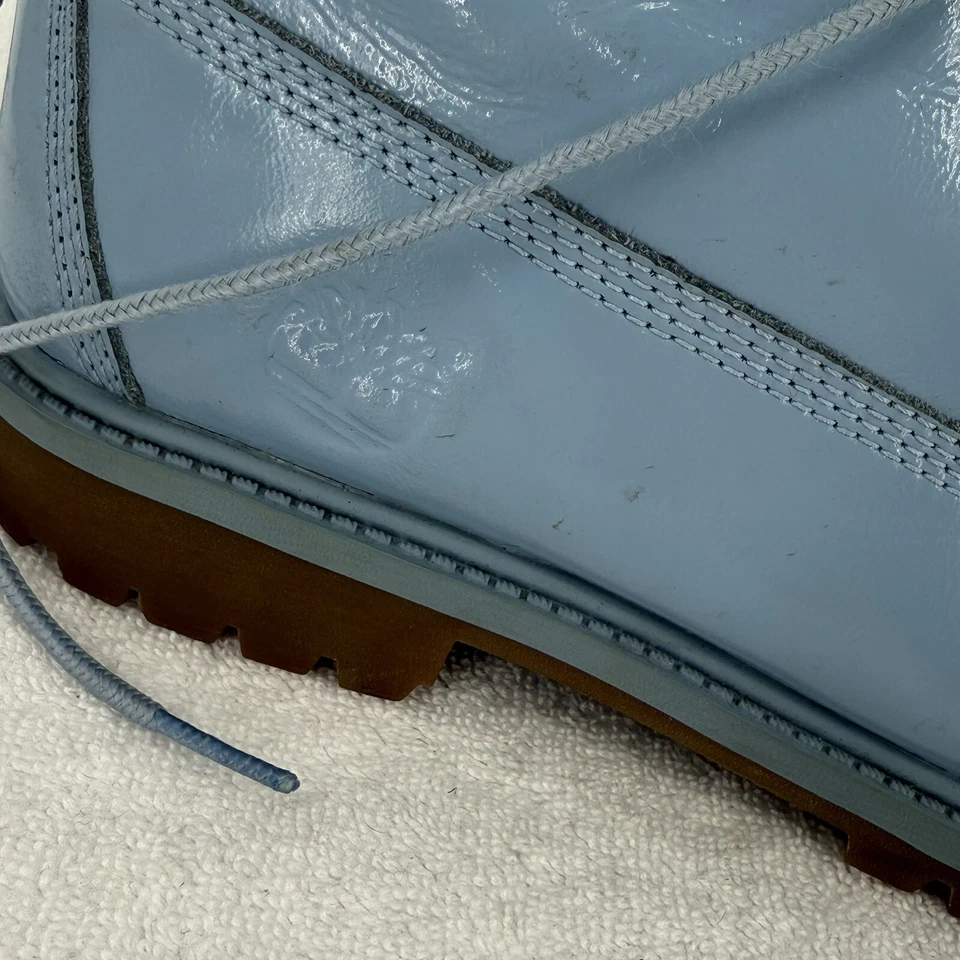 Botas Timberland charol pastel azul 6 pulgadas niñas talla 7 Foto 2 de 4