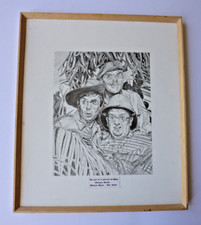 Jack Lane Original Art - Aint Half Hot Mum Pencil Sketch JAC LANE Windsor Davis