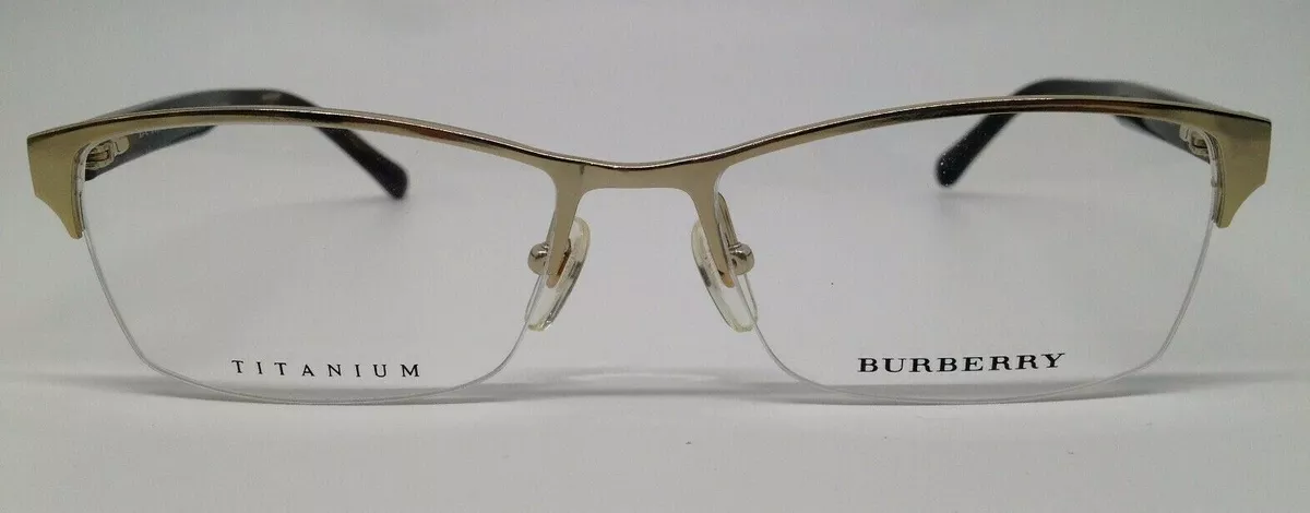 Burberry semi rimless eyeglasses deals