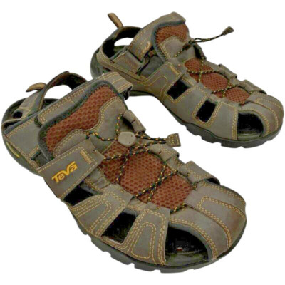 Teva Men\'s 10M Forebay Turkish Coffee Fisherman Sandals Taupe Gray EXCELLENT! Teva Men main image 4