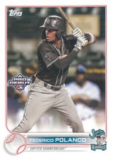2022 Topps Pro Debut Federico Polanco #PD-190 Jupiter Hammerheads