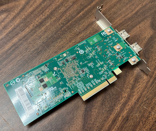 SOLARFLARE DUAL PORT 10GbE PCI-E SERVER CARD SFN5122F - Picture 2 of 2