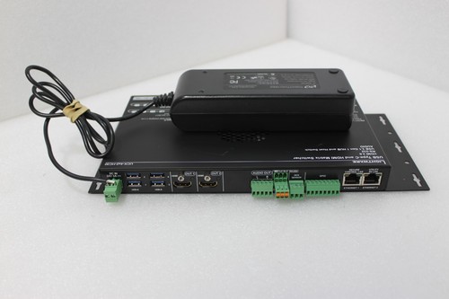 Lightware USB C HDMI Matrix Switcher UCX 4x2 HC30 hdmi 2.0 USB 3.1 AUDIO -W\ A/C - Picture 2 of 6