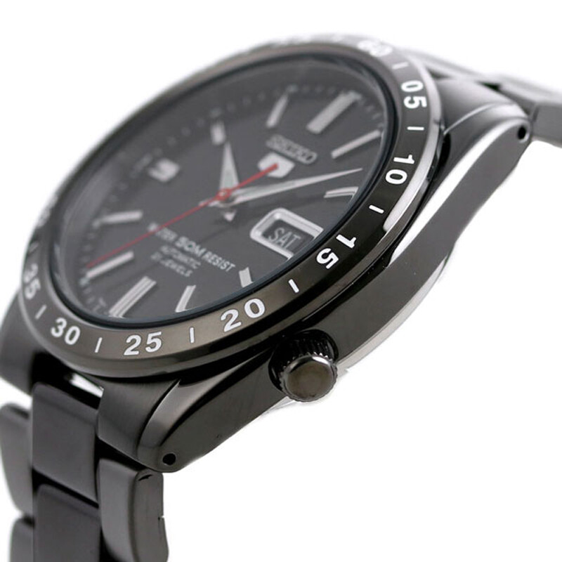 SEIKO5 SNKE03KC ブラック SEIKO SEIKO5 SNKE03K1 Wristwatch Black Automatic Men's Watch