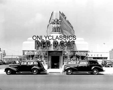 1940 PEP BOYS AUTO PARTS SUPPLY STORE 8x10 PHOTO BILLBOARD AD AUTOMOBILIA CAR