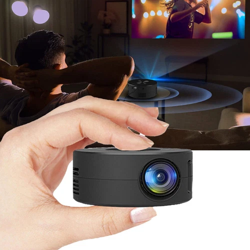 Mini Projector Portable LCD 1080P HD Home Cinema Phone Projection NEW/BK - Picture 5 of 18