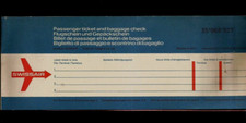 SWITZERLAND 1972 SWISSAIR LINES PASSENGER TICKET&BAGGAGE CHECK GENEVA ROME CAIRO