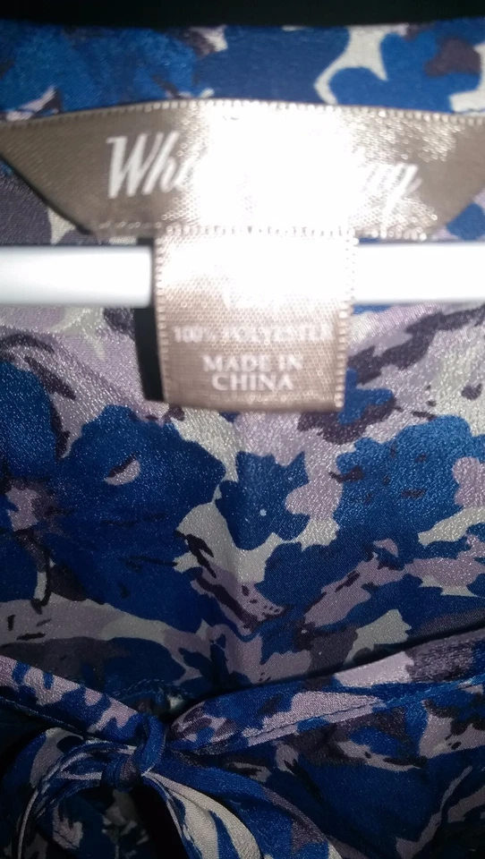 Camisa Mujer Talla XXL 2XL 2X Grande Blanca Ciervo Púrpura Azul Blanco Negro Floral Foto 2 de 3